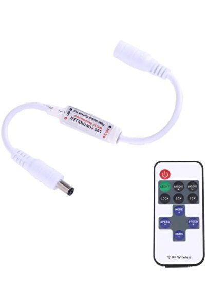 Generic وحدة تحكم LED صغيرة أحادية اللون مع 11 مفتاحًا للتحكم عن بعد بتردد ال...