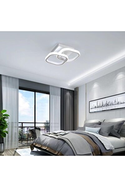 SMART GADGETS C&A Lustra LED Moderna 22W, Iluminare Puternica Uniforma 6000K