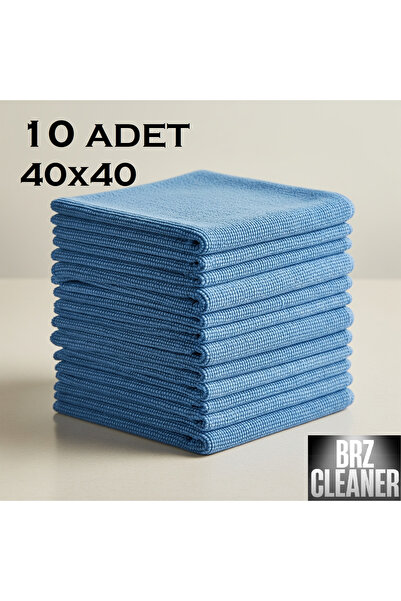 BRZ CLEANER Brz Clean 10 Adet 40X40 Mikrofiber Temizlik Bezi