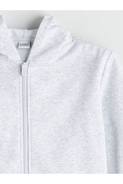 LC Waikiki LCW Uzun Kollu Kız Çocuk Kalın Fermuarlı Sweatshirt (W5)