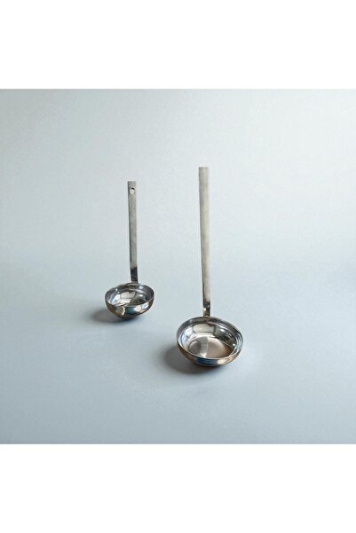 ENASHOP Simple 6-Piece Stainless Steel Serving Set