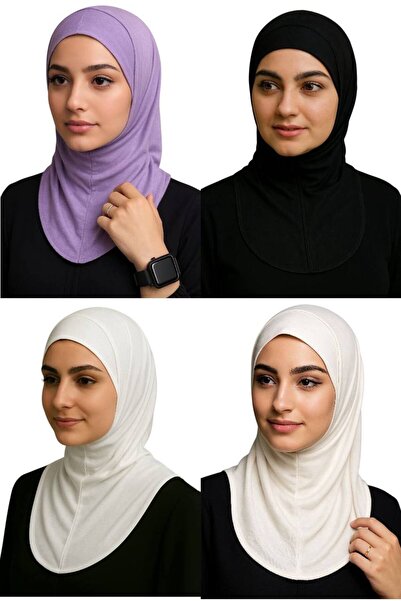 ALDAYER 4 Pieces Ninja Bone Neck Collar Lycra Sports Cap