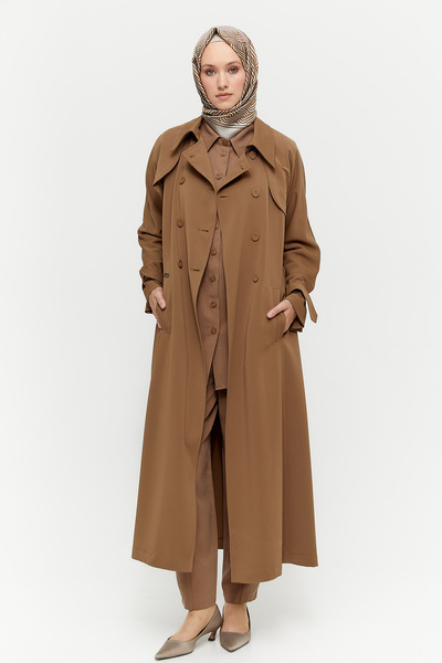 Setrms Bolerolu Krep Pardösü