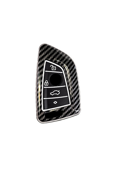 LUVLU Husa premium cheie BMW compatibila X1 X2 X3 X5 X6 Seria 3 5 6 7 8 F G, ...