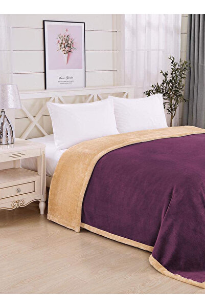 Generic Velvet Fur Blanket 200X220 CM Reversible Throw Bed Blanket for Relaxing and Sleeping