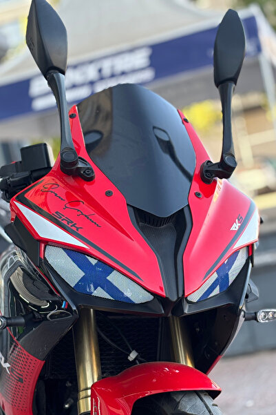 Banxtre Headlight Upper Sticker for Rks Srk125 with Holes Does Not Block Lighting (Right and Left)