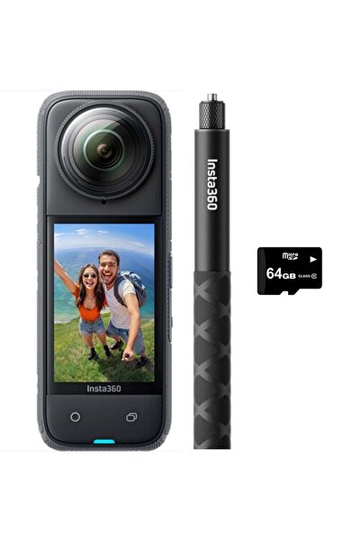Insta360 X4 Aksiyon Kamera - Selfie Stick 114 cm