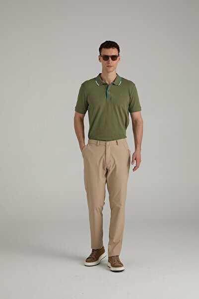 Brand Up Regular Fit Woven Trousers
