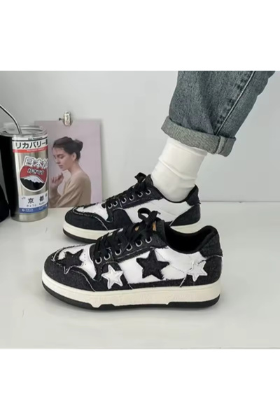 DEEFWEAR Trend Yıldız Detay Unisex Sneaker