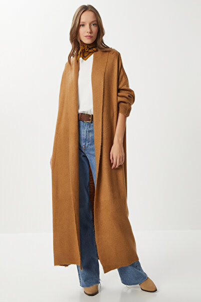 Lovelyİstanbul كارديجان تريكو طويل كبير الحجم LDD0129 TABA