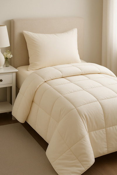 Oway 3-piece compressed bed sheet set for one person - 140*220 quilt + 120*200 sheet + 50*75 pillowcase