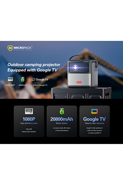 Micropack |جهاز عرض DLP من Google TV