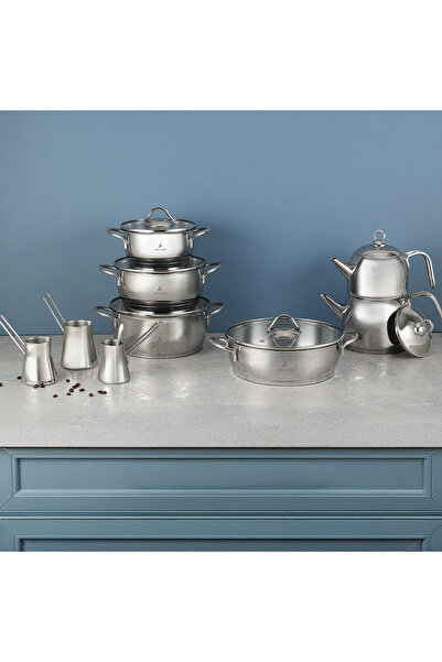 Aryıldız Solo 16 Piece Steel Dowry Set