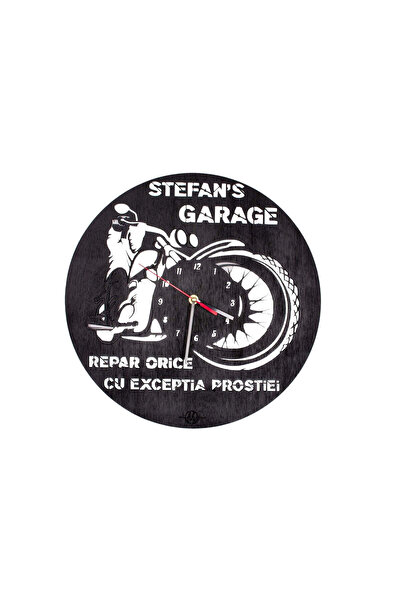 OEM Decorative Customizable Wooden Clock HH265 Engine For Garage - 38 L x 38 H (cm)