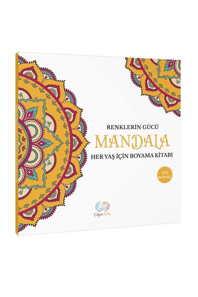 Çılgın Zeka Renklerin Gücü Büyükler İçin Mandala Boyama Kitabı
