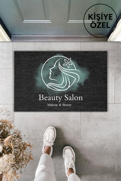 Dormot Modern Dijital Baskı Füme Güzellik Merkezi, Kuaför, İş yeri Kapı Önü Paspas 70x45cm