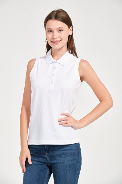 MSW Women's Regular Fit Sleeveless Polo