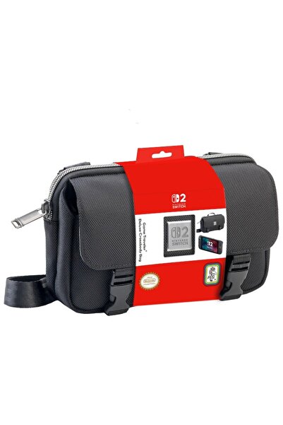 Nintendo Crossbody Bag for Switch 2, Padded Pocket, Black
