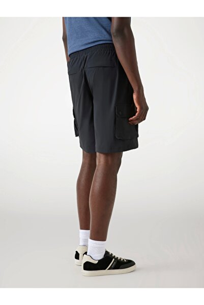 Guess Albino Men's Black Active Loose Fit Shorts Z5Yd00Wh2H0-Jblk