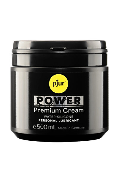 Pjur Power Premium Cream Su ve Silikon Bazlı 500 Ml Kayganlaştırıcı Jel