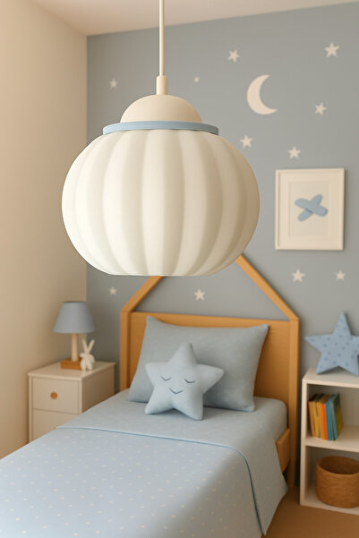 Rekatech Modern Dekoratif Sarkıt Avize Beyaz Led Uyumlu Şık Salon Koridor Mutfak Aydınlatma Lambası"