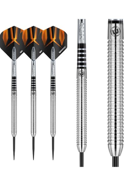 WINMAU "VENDETTA" 22gr %80 TUNGSTEN STEELTIP Professional Dart Oku Seti 5023231114020