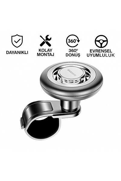 Polham 360 Derece Dönebilen Direksiyon Çevirme Topuzu – Tüm Araçlarla Uyumlu,...