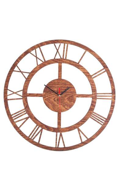 OEM Wall clock HH1563 Decorative wooden 30x30 cm