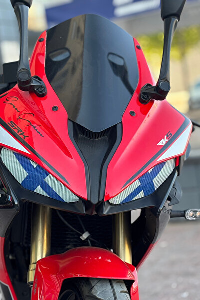 Banxtre Headlight Upper Sticker for Rks Srk125 with Holes Does Not Block Lighting (Right and Left)