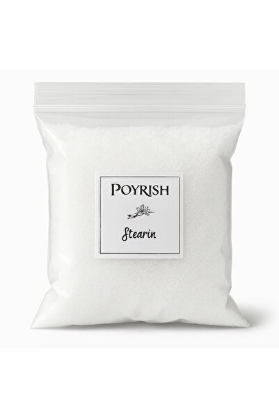Poyrish Stearin 500 Gr. Stearik Asit Mum Sertleştiricisi Mum Yapım Malzemeleri