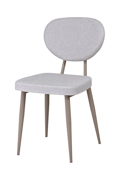 VİLİNZE Deniz Vizon Metal Ayak Sandalye