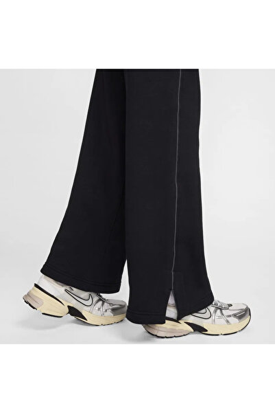Nike Women's Phoenix Fleece Pant Yüksek Belli Siyah Kadın Eşofman Altı