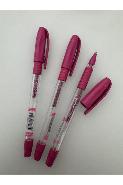 Pensan Jel Kalem Jely 1.0 MM Glıtter Simli Pembe (3 Adet)