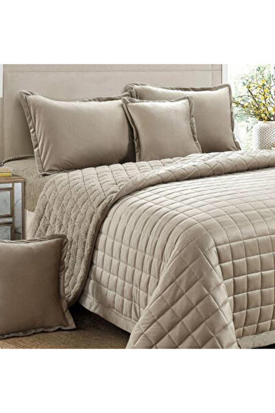 Generic طقم لحاف فرو شتوي دافئ ومريح، 6 قطع، مقاس 220 × 240 سم، طقم فراش مزهر متعدد الألوان