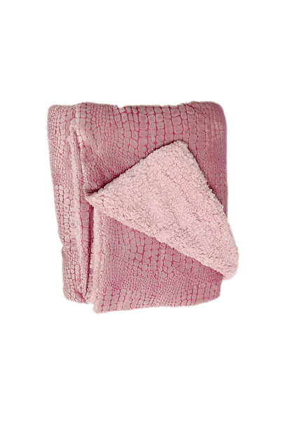 Generic Velvet Fur Blanket 200X220 CM Reversible Throw Bed Blanket for Relaxing and Sleeping