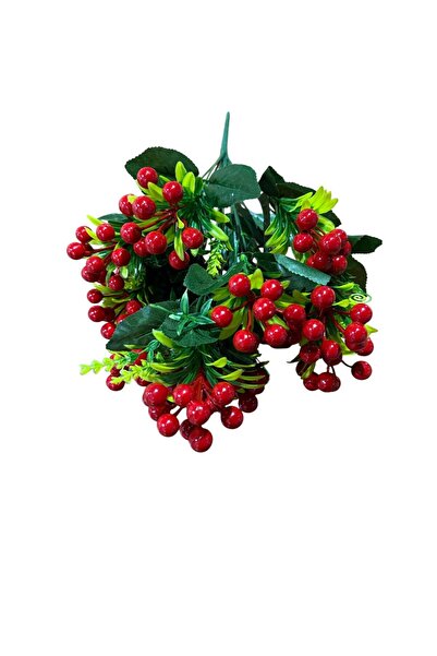 ŞA-DAL STORE Yapay Kokina Demeti Yeni Yıl Çiçeği 40 Cm 12 Dallı
