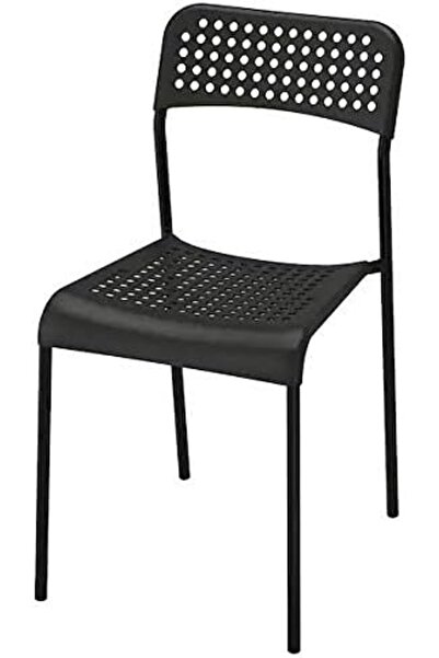 Generic IKEA Chair from ADI, Black, Polypropylene