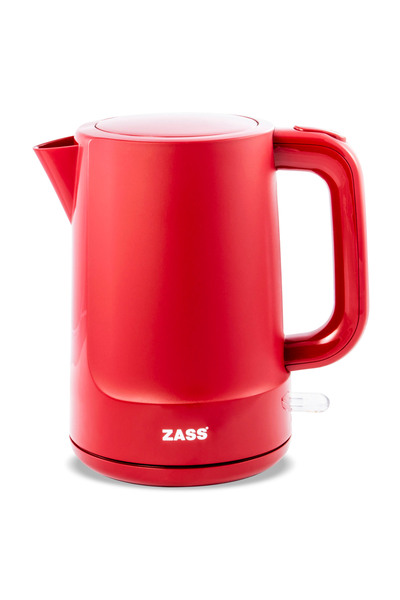 Zass ZCK 10 RL Red Line kettle, 2200 W, 1.7 L, rotating base, automatic/manual shut-off system