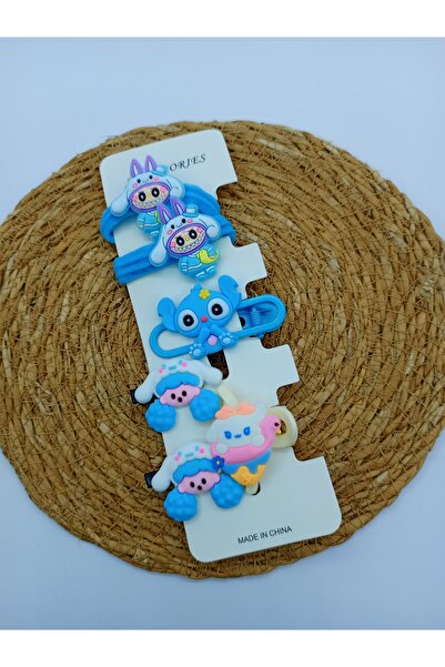 MY WORLD LİFE STİTCH FİGÜRLÜ KLİPS, MANDAL , LASTİK TOKA SET