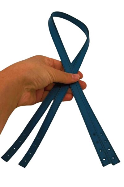 angel çanta aksesuar Accesoriu pentru geanta Angel Model subțire 70x1,2 cm Piele artificială Culoare petrol Mâner dublu pentru geantă