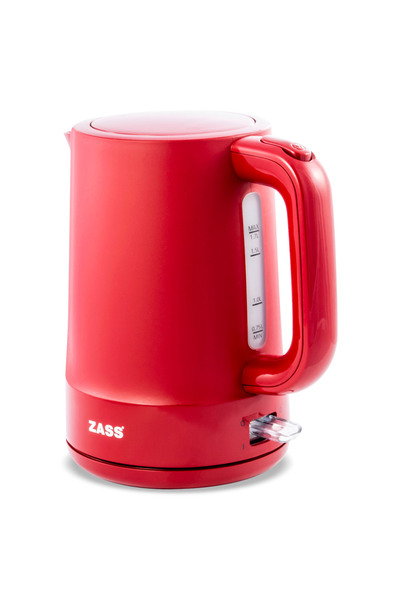 Zass ZCK 10 RL Red Line kettle, 2200 W, 1.7 L, rotating base, automatic/manual shut-off system