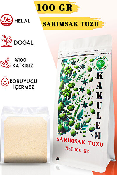 Kakulem SERTİFİKALI 100 GR Yerli Taş Köprü Sarımsak Tozu