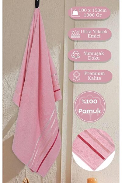 Karna Home Банний рушник одношаровий бавовняний Bale Premium 100x150