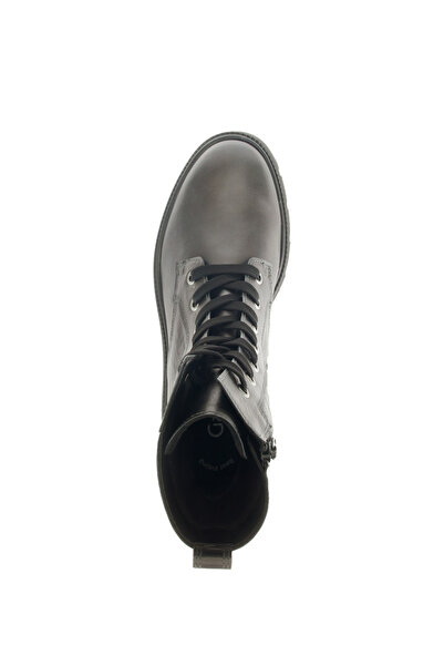 GABOR Dámské kotníkové boty na šněrování ve stříbrné barvě