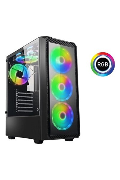 XASER XSR211 I5 4570 16GB Ram 512GB SSD 4gb RX550 Ekran Kartı Masaüstü Oyun B...