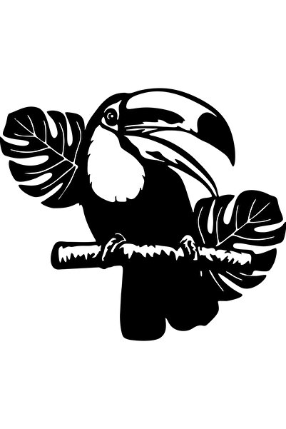 OEM Decor perete Pelican HH749 din lemn - 23 L x 20 H (cm)