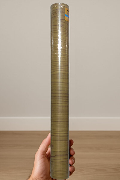 Limmy لاصق خشب أسيتات بنمط خشبي بني 45×200 سم - قطعة واحدة