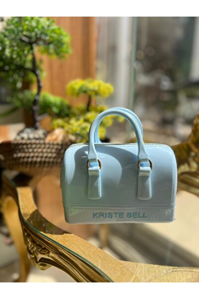 KRISTE BELL Women's Bag with Hand and Shoulder Strap Jole Acrylic 26402 Bright Blue