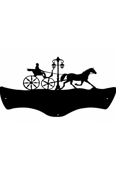 OEM Decor perete Personalizabil Pancarta Adresa Trasura cu Cai HHH541 din lem...