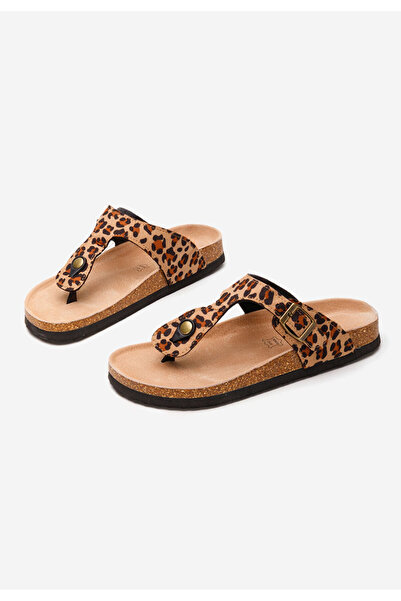 B T Shoes Leopardí pantofle dámské Rosanhi V2